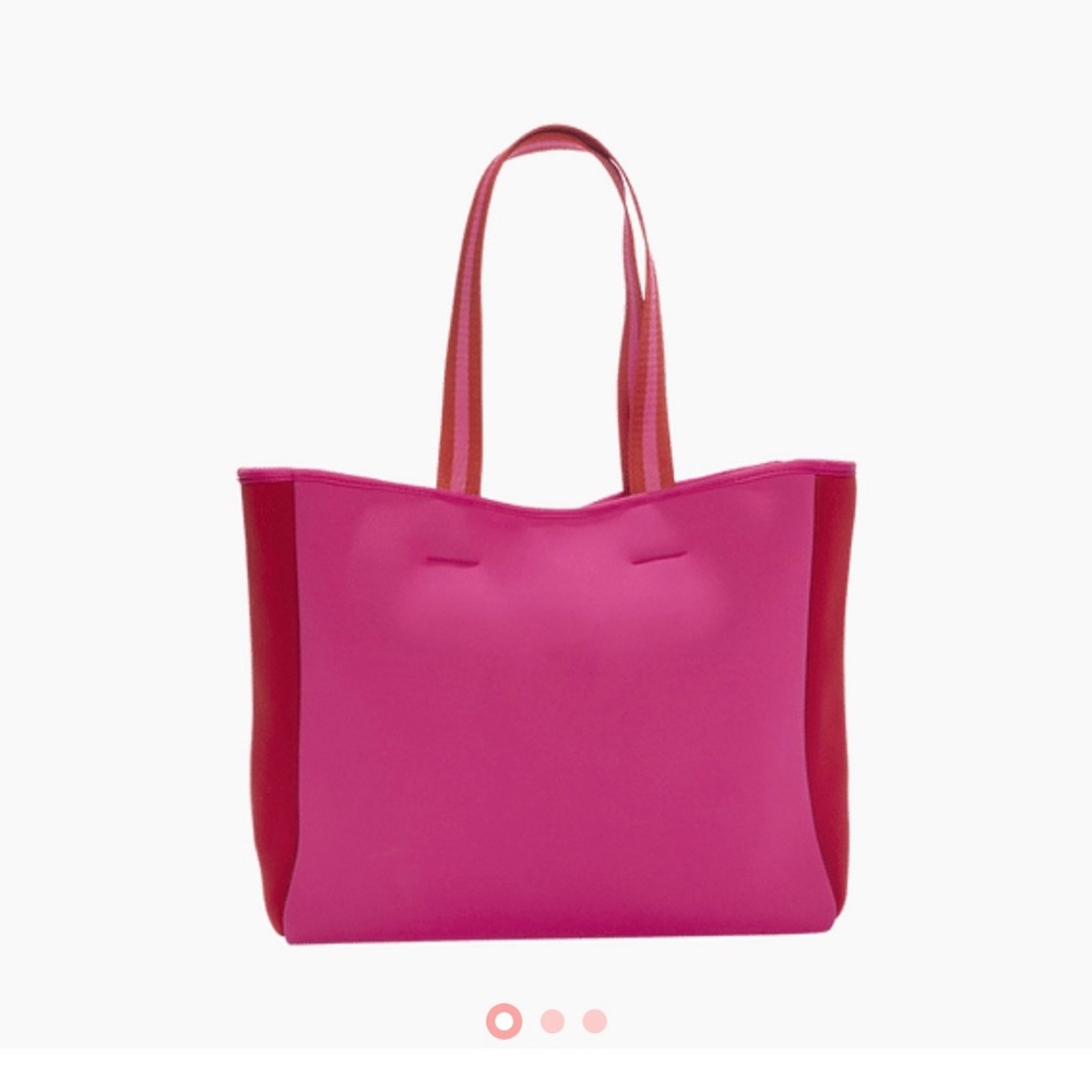 NWT Summersalt Neoprene Pink and Red Tote Bag